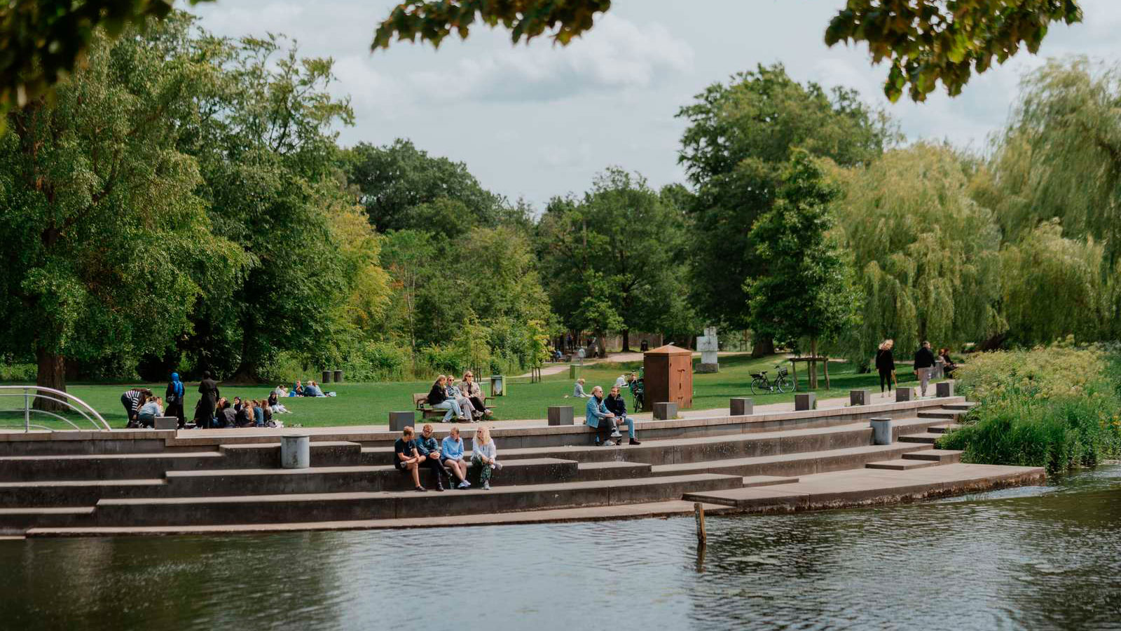 En sommerdag ved Stryget i Odense