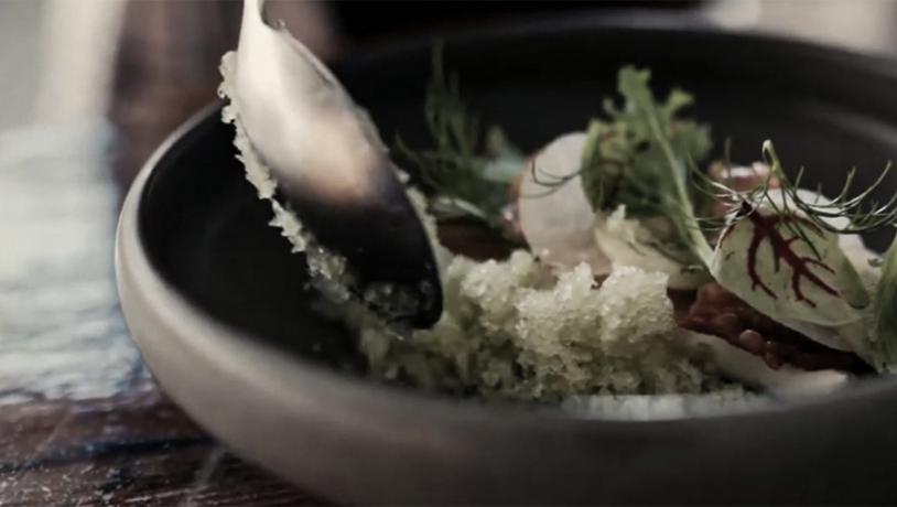 Tallerken på Restaurant Aro