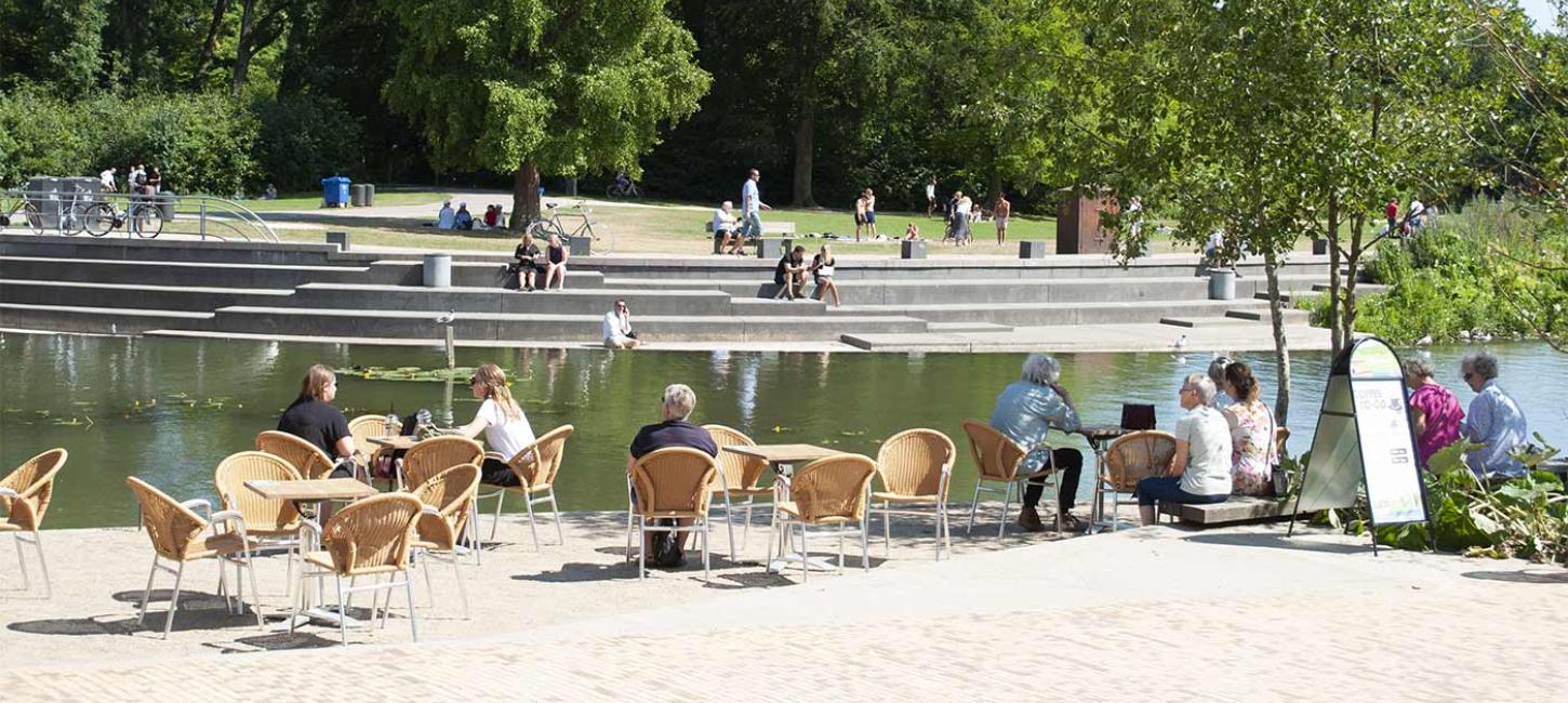 Sommer på Nelles ved Stryget i Munkemose