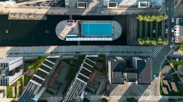Odense Havnebad drone