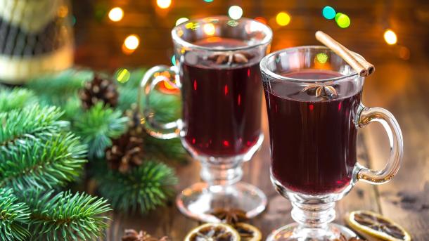 Gløgg i fine glas