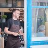 Christoffer Schärfe i døren, Restaurant Aro