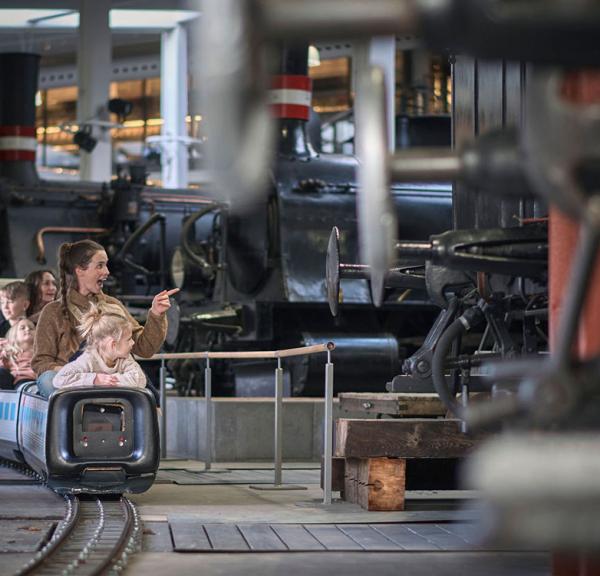 Minitog på Jernbanemuseet