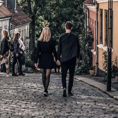 Par spadserer i Paaskestræde