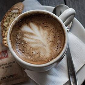 Lækker kaffe hos Fredo's Coffee Right