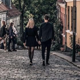 Par spadserer i Paaskestræde