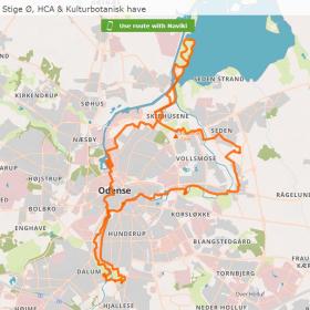 Stige Ø og Botanisk Have cykelrute