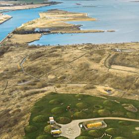 Stige Ø Dronefoto