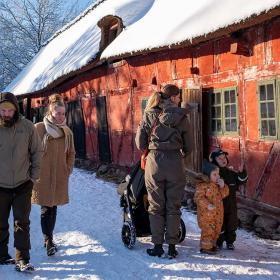 Vinter i Den Fynske Landsby