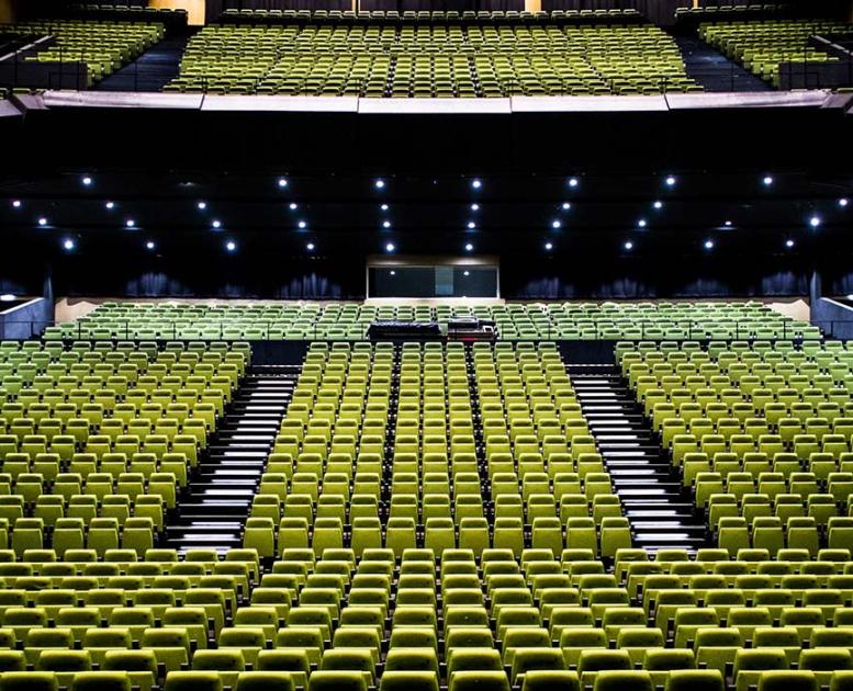 Grønne stolerækker på Odeon Odense