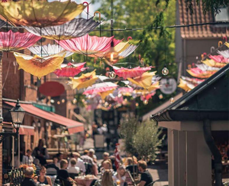 paraplyer i Vintapperstraede