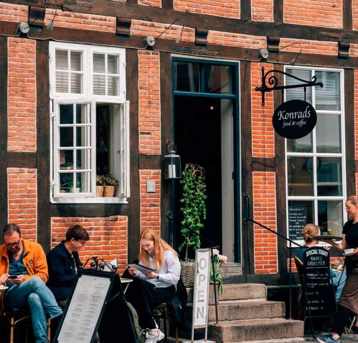 Café Konrads i Overgade